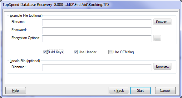 TPSFIX, second screen, no TPE file