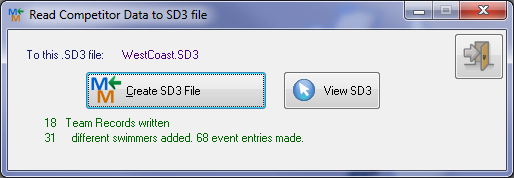 After creating the SD3 file