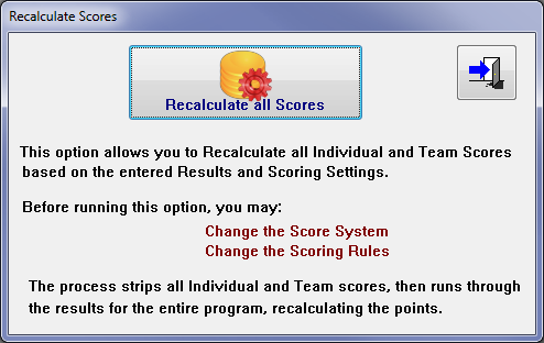 Recalculate All Scores