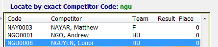 Typing NGU not NGU0008